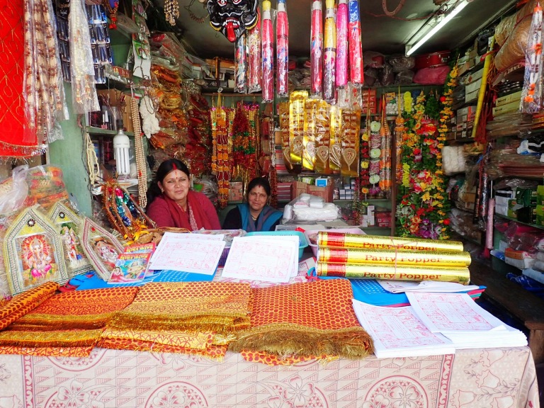 Women in their shop - Ranikhet Market